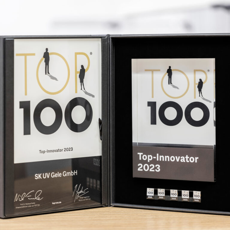 TOP 100-Auszeichnung 2023 als Top Innovator.